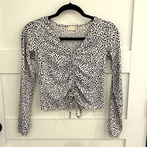 Leopard print top